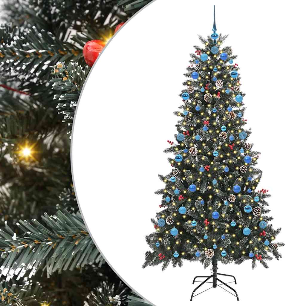 Dirbtinė Kalėdų eglutė Žalia 210 cm PVC, plastikas ir plienas