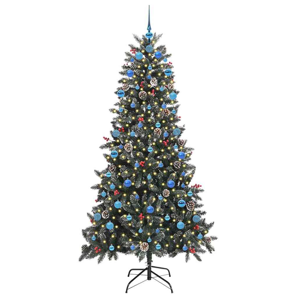 Dirbtinė Kalėdų eglutė Žalia 210 cm PVC, plastikas ir plienas