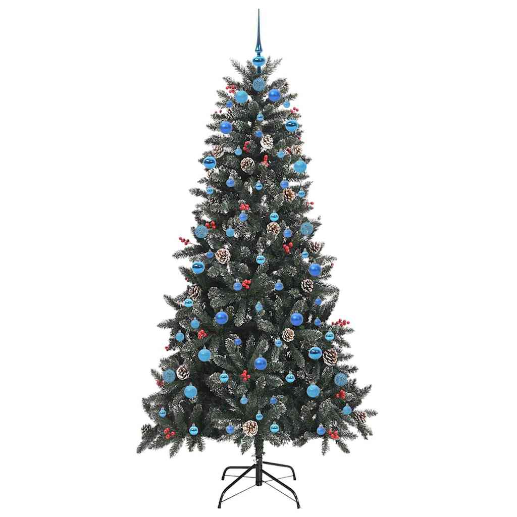 Dirbtinė Kalėdų eglutė Žalia 210 cm PVC, plastikas ir plienas
