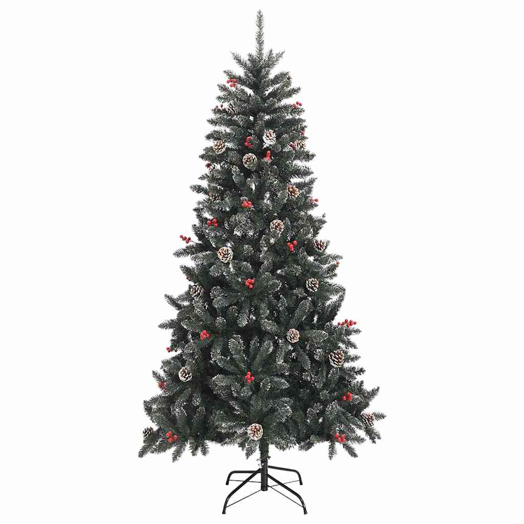 Dirbtinė Kalėdų eglutė Žalia 210 cm PVC, plastikas ir plienas