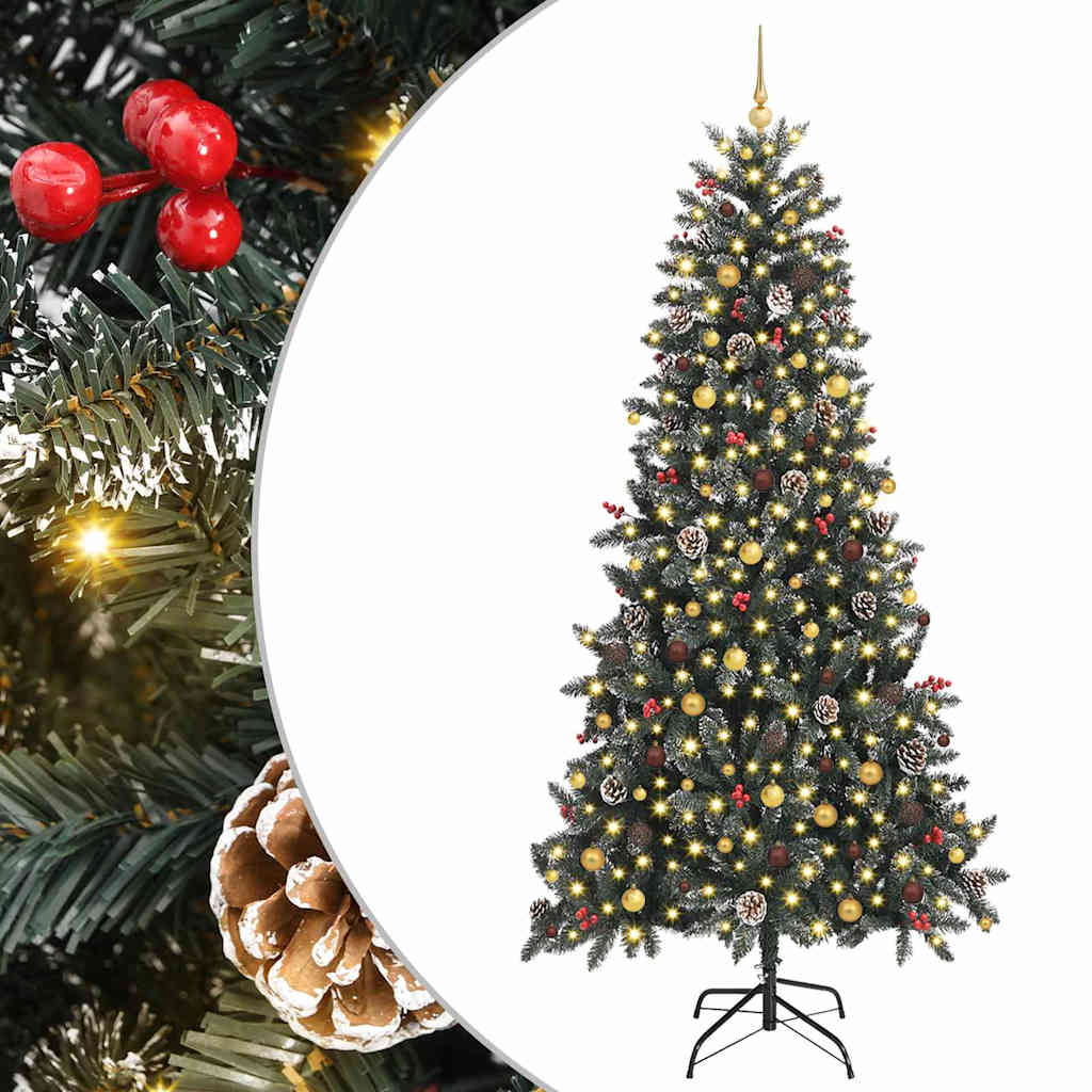 Dirbtinė Kalėdų eglutė Žalia 240 cm PVC, plastikas ir plienas