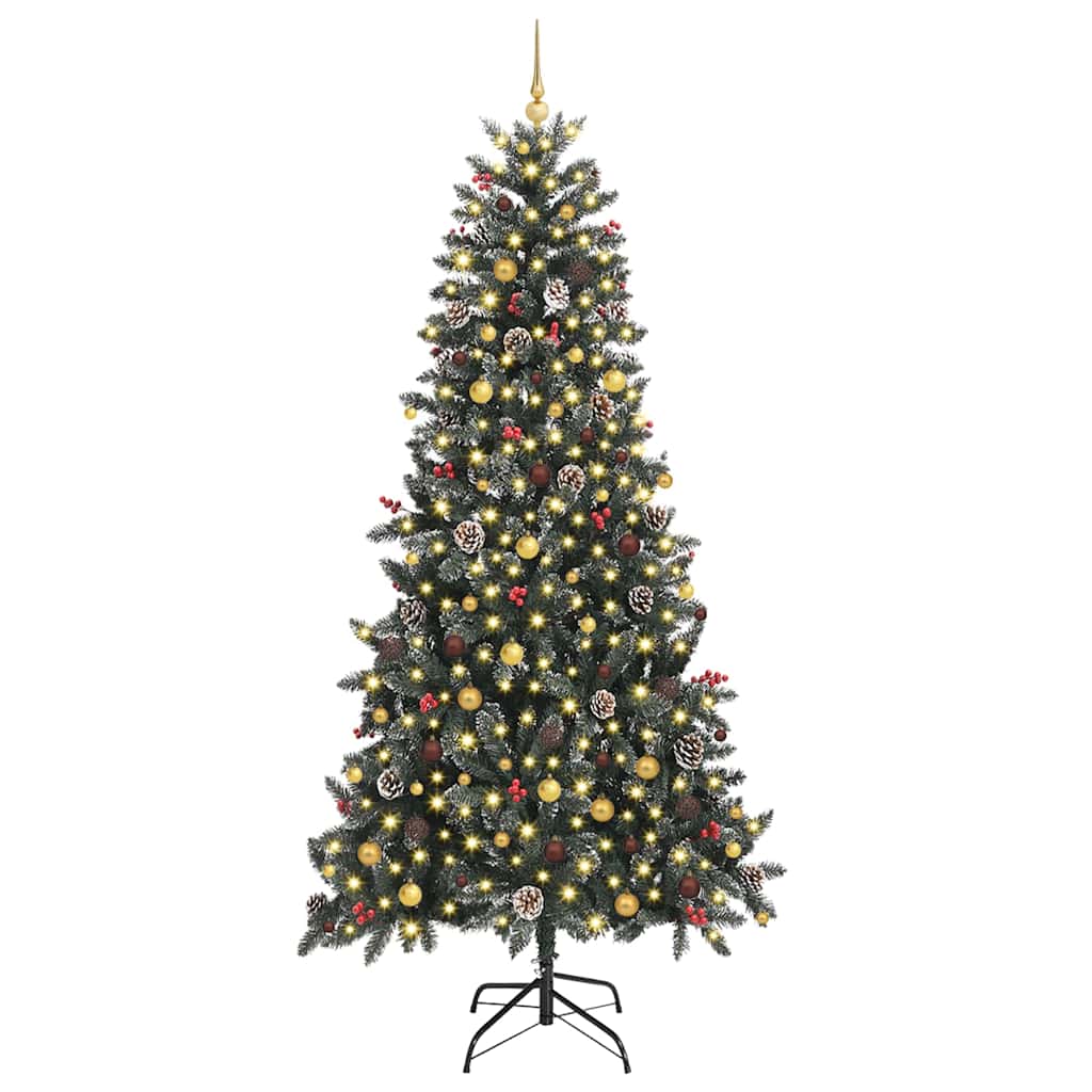 Dirbtinė Kalėdų eglutė Žalia 240 cm PVC, plastikas ir plienas