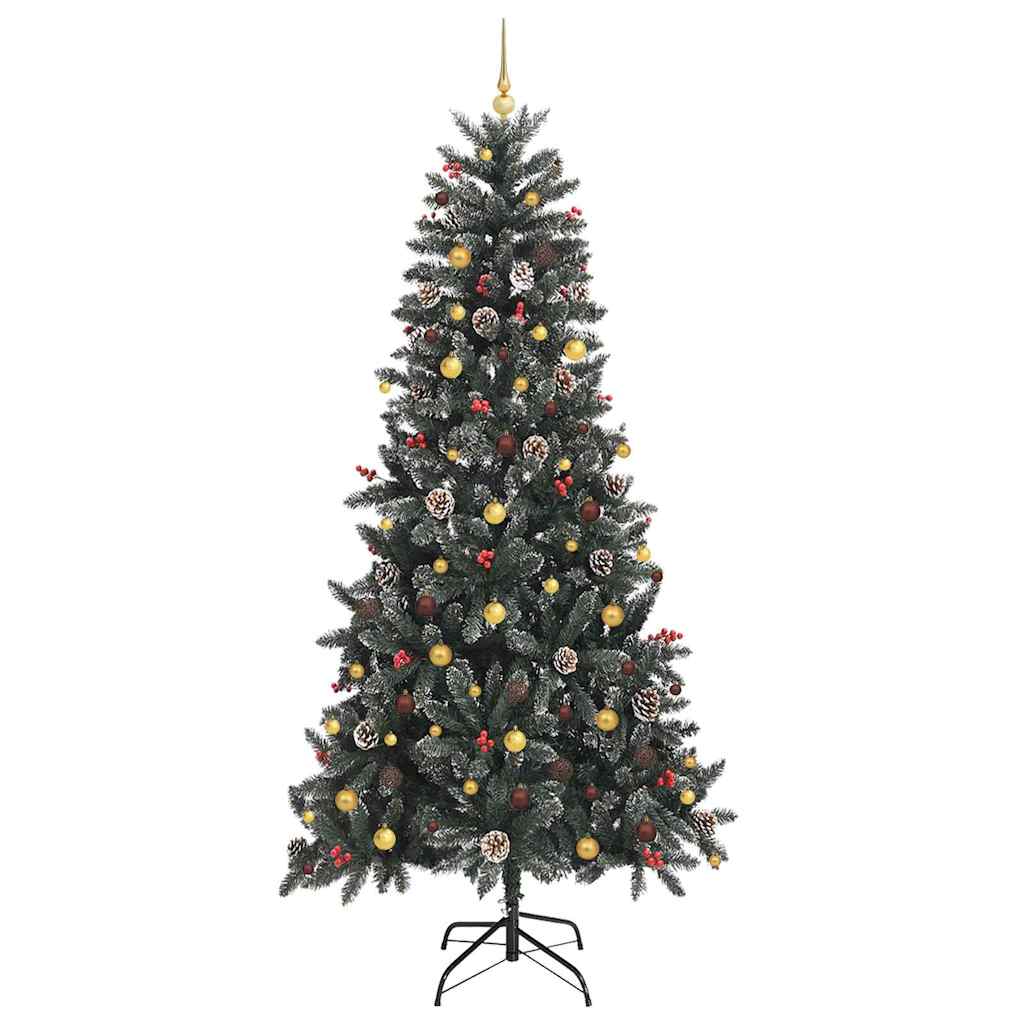 Dirbtinė Kalėdų eglutė Žalia 240 cm PVC, plastikas ir plienas