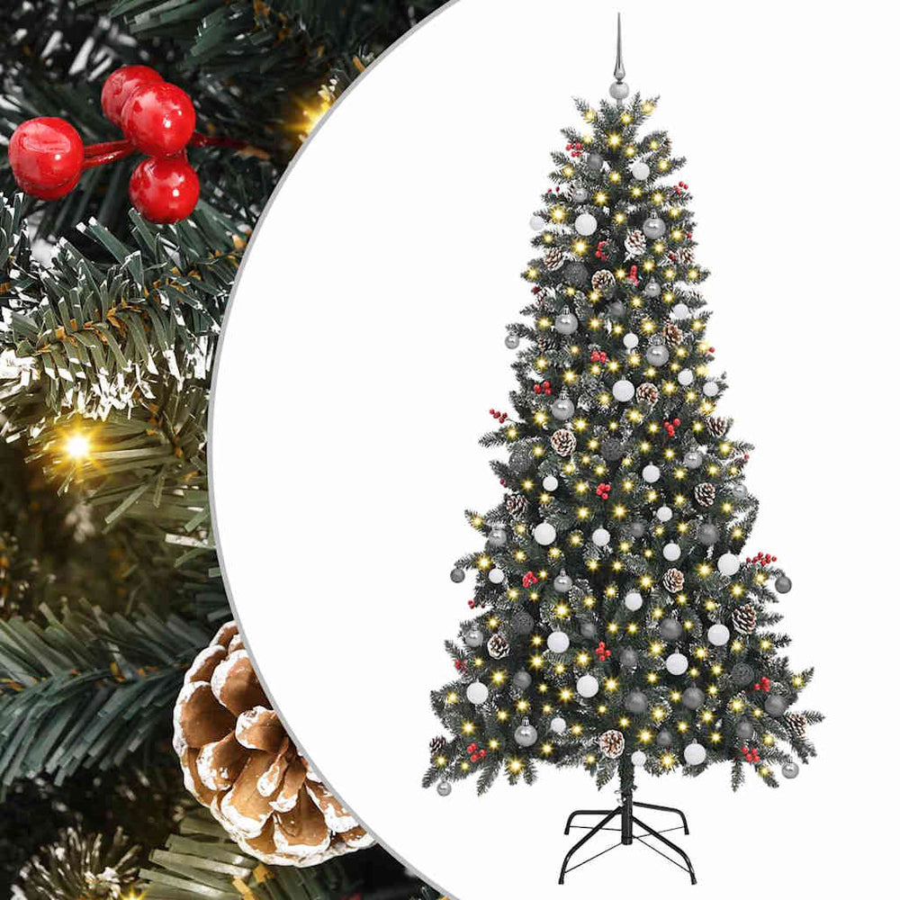 Dirbtinė Kalėdų eglutė Žalia 240 cm PVC, plastikas ir plienas