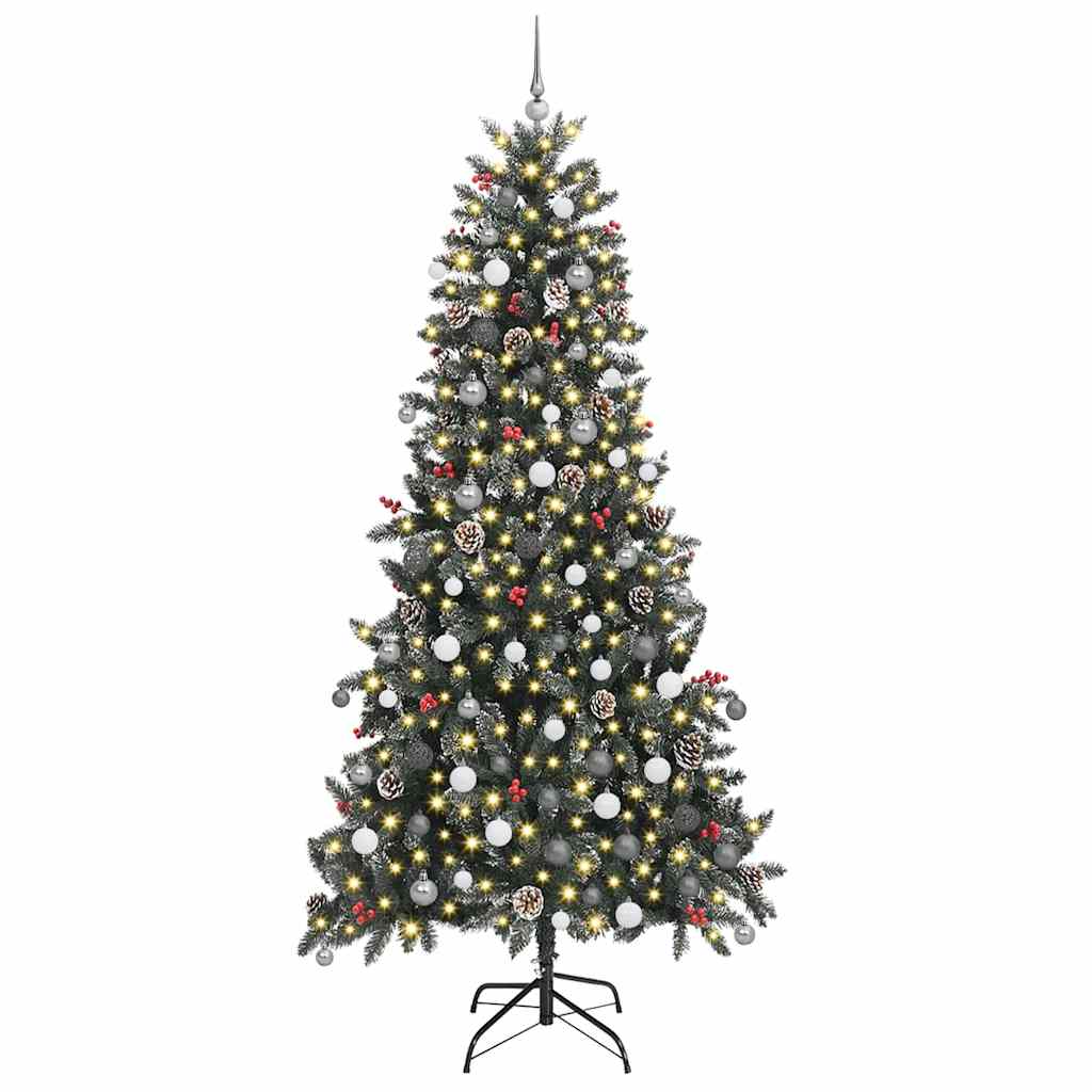 Dirbtinė Kalėdų eglutė Žalia 240 cm PVC, plastikas ir plienas