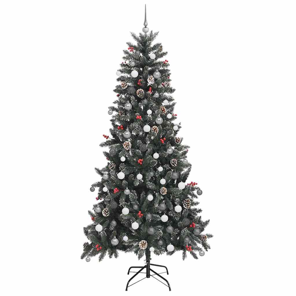 Dirbtinė Kalėdų eglutė Žalia 240 cm PVC, plastikas ir plienas
