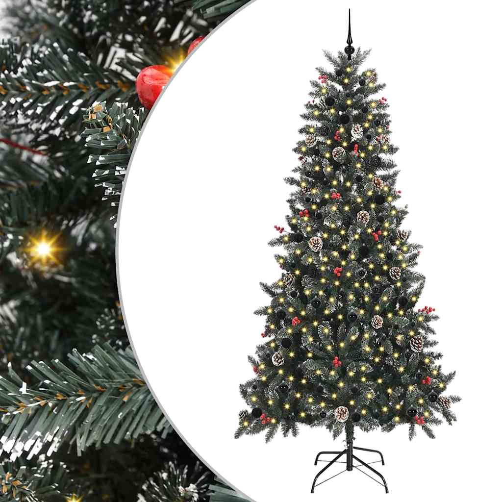 Dirbtinė Kalėdų eglutė Žalia 240 cm PVC, plastikas ir plienas
