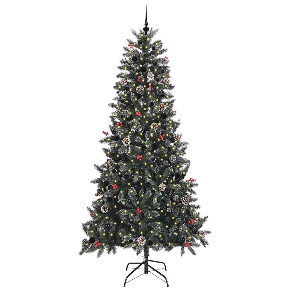 Dirbtinė Kalėdų eglutė Žalia 240 cm PVC, plastikas ir plienas