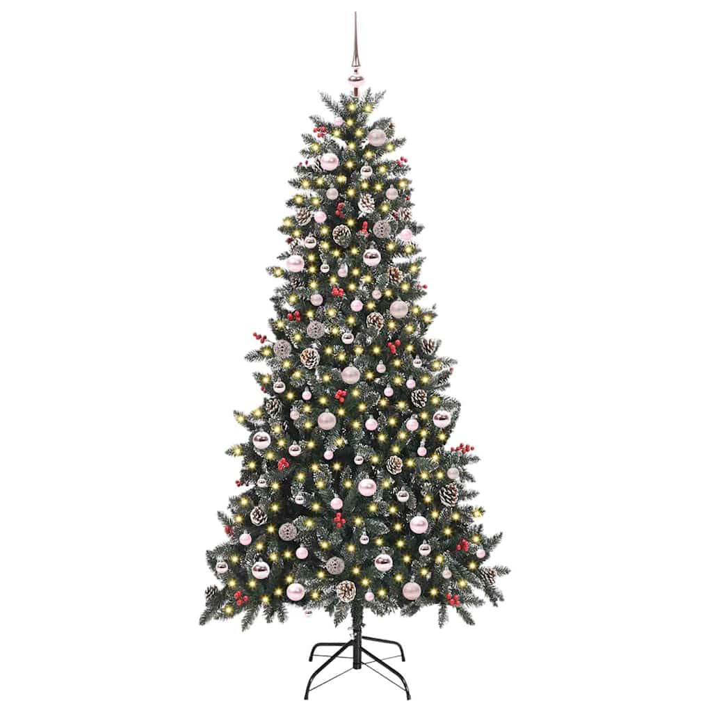 Dirbtinė Kalėdų eglutė Žalia 240 cm PVC, plastikas ir plienas