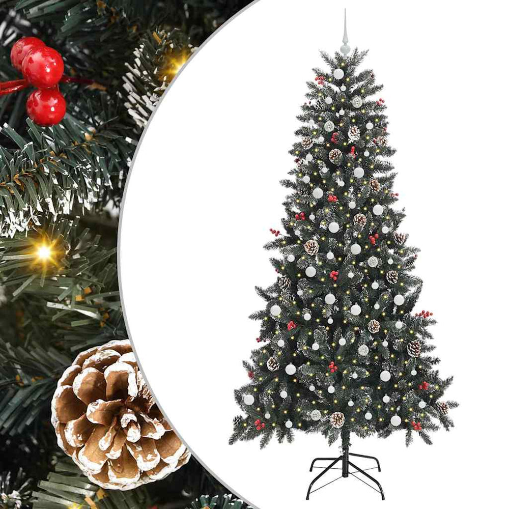 Dirbtinė Kalėdų eglutė Žalia 240 cm PVC, plastikas ir plienas