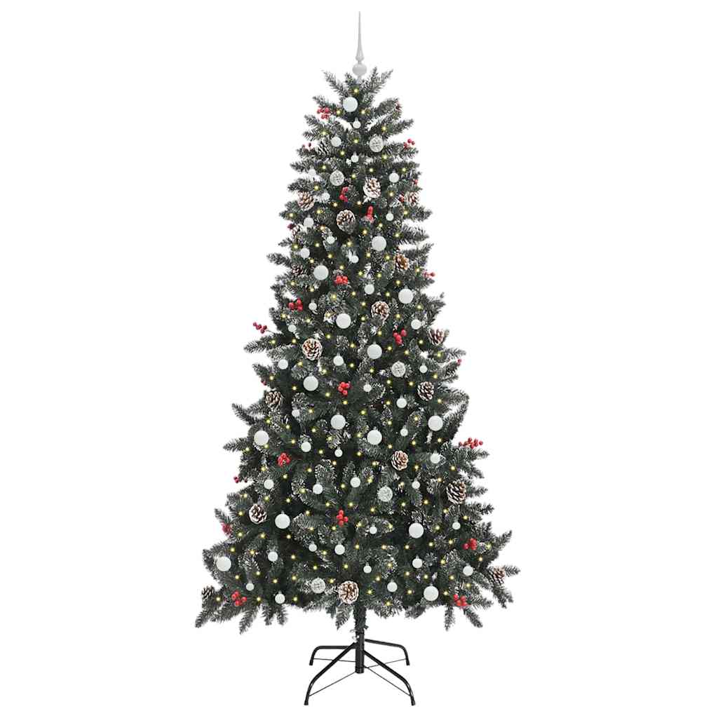 Dirbtinė Kalėdų eglutė Žalia 240 cm PVC, plastikas ir plienas