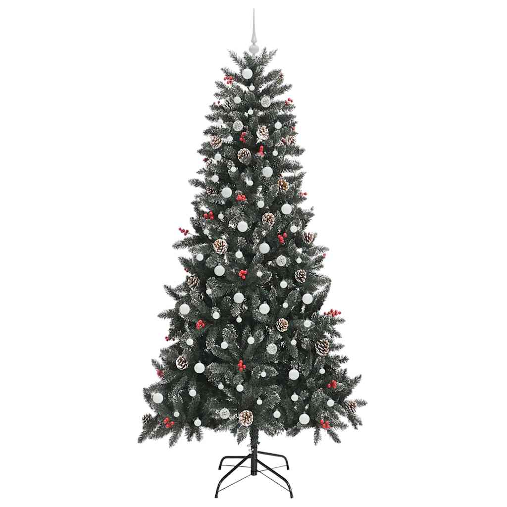 Dirbtinė Kalėdų eglutė Žalia 240 cm PVC, plastikas ir plienas