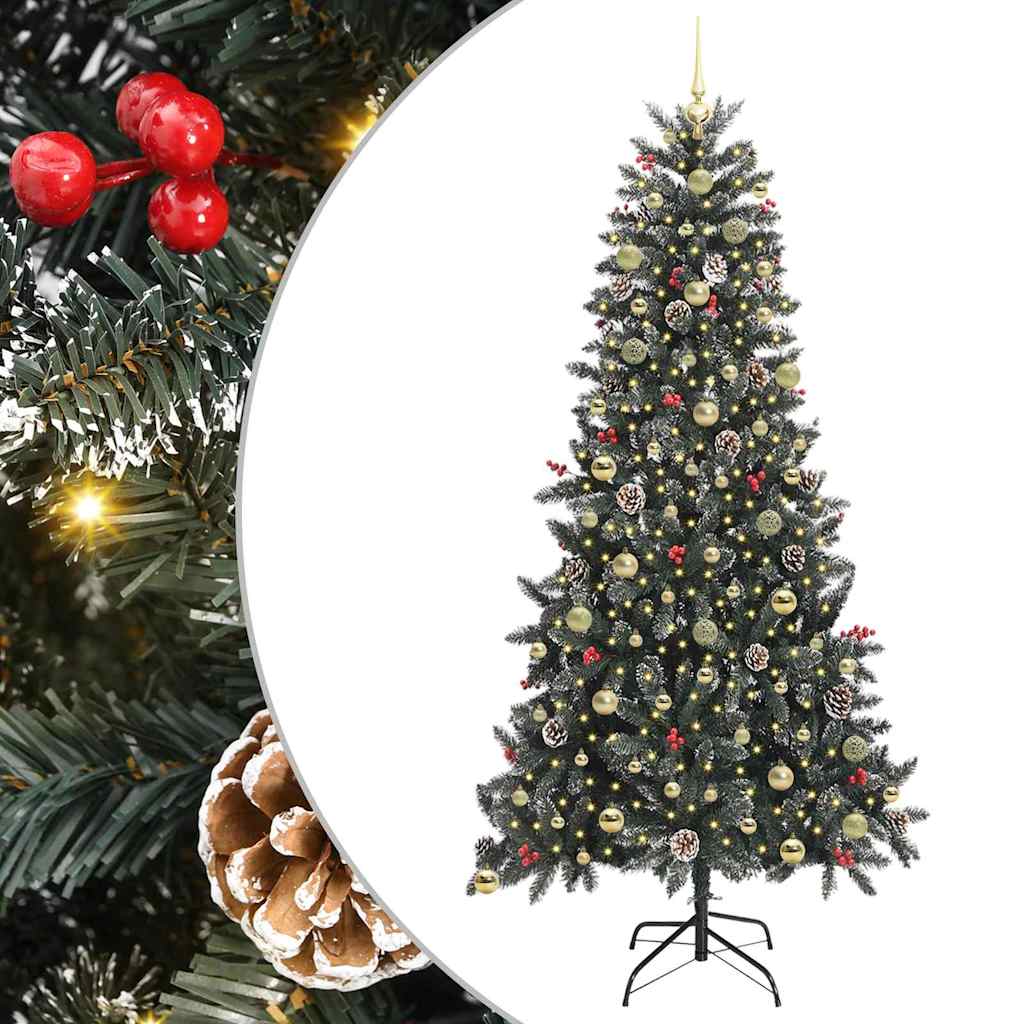 Dirbtinė Kalėdų eglutė Žalia 240 cm PVC, plastikas ir plienas