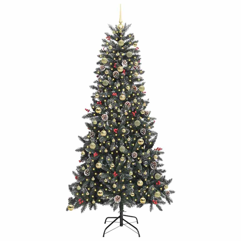 Dirbtinė Kalėdų eglutė Žalia 240 cm PVC, plastikas ir plienas