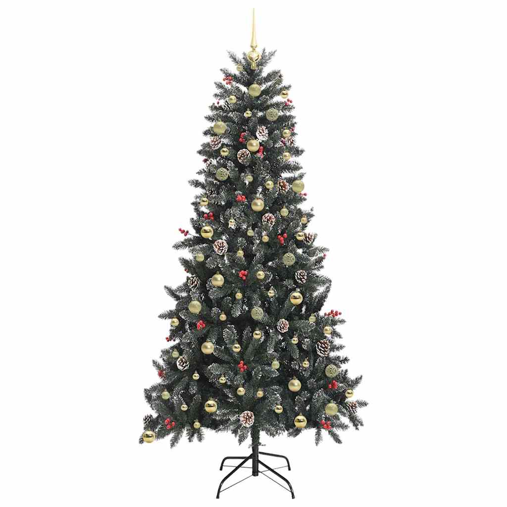 Dirbtinė Kalėdų eglutė Žalia 240 cm PVC, plastikas ir plienas