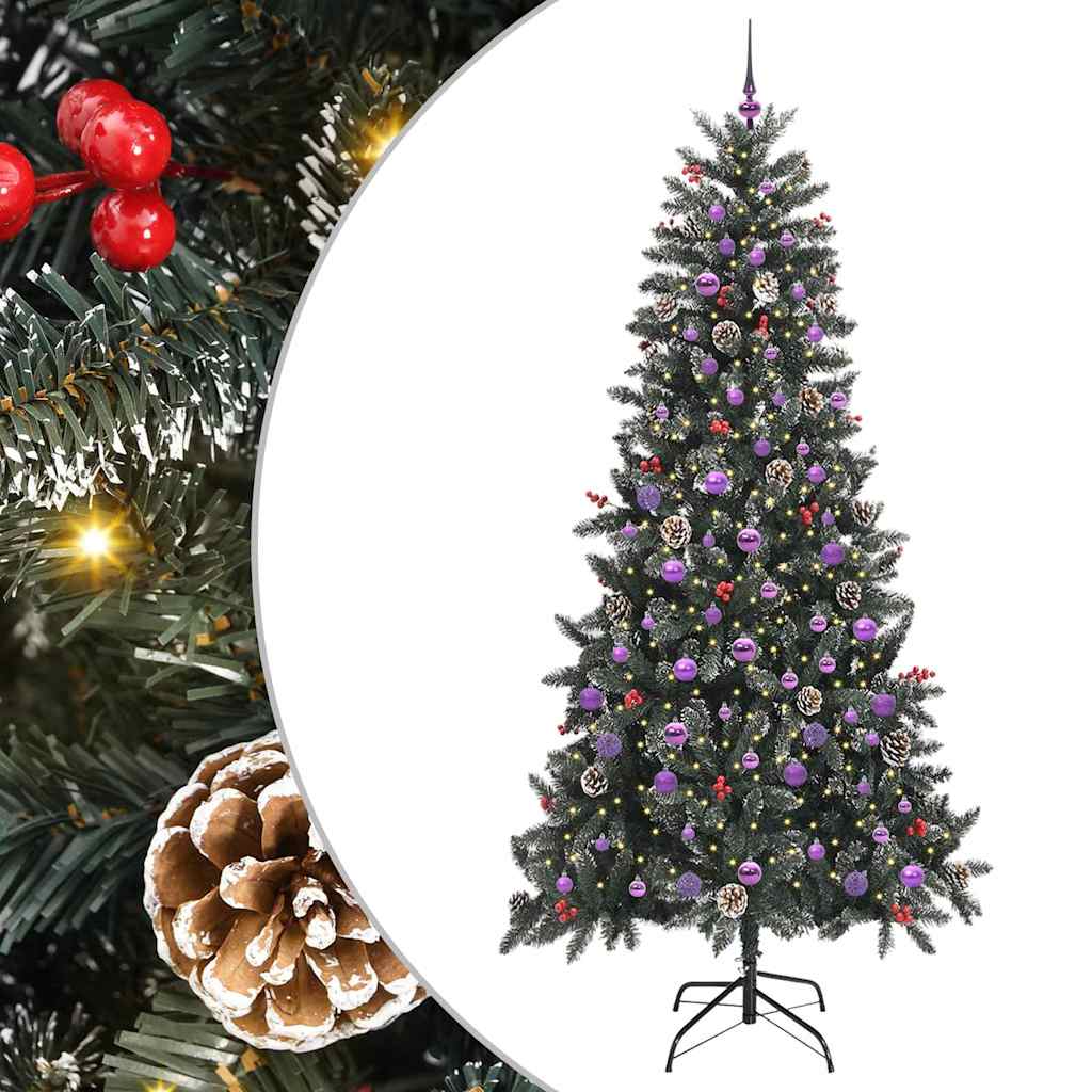 Dirbtinė Kalėdų eglutė Žalia 240 cm PVC, plastikas ir plienas