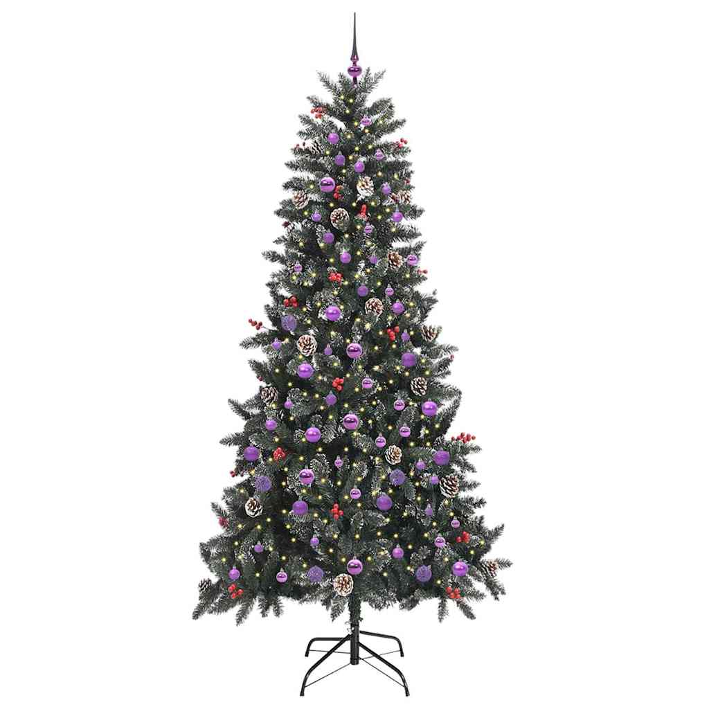 Dirbtinė Kalėdų eglutė Žalia 240 cm PVC, plastikas ir plienas