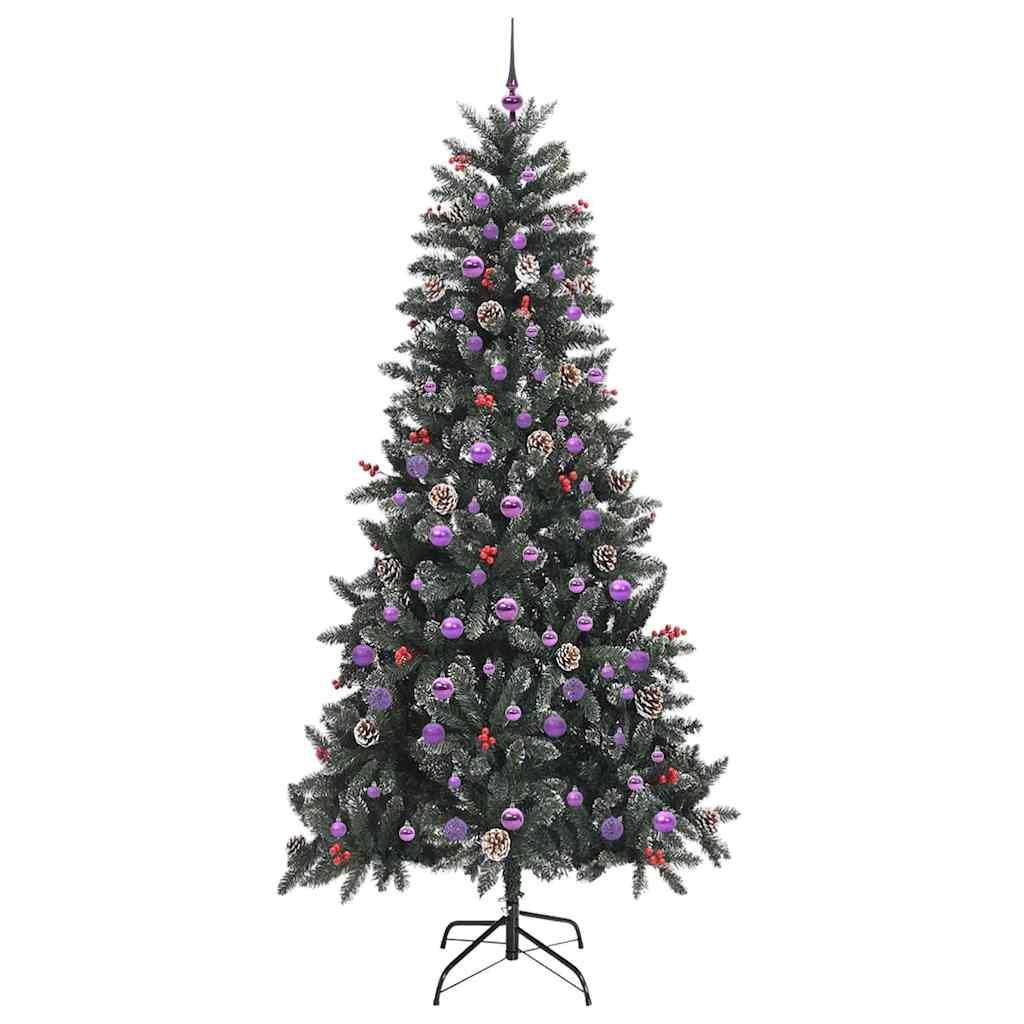 Dirbtinė Kalėdų eglutė Žalia 240 cm PVC, plastikas ir plienas