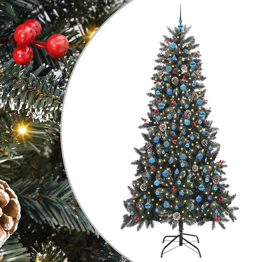 Dirbtinė Kalėdų eglutė Žalia 240 cm PVC, plastikas ir plienas