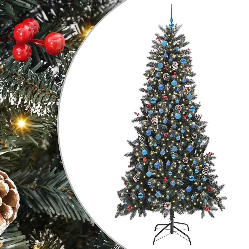 Dirbtinė Kalėdų eglutė Žalia 240 cm PVC, plastikas ir plienas