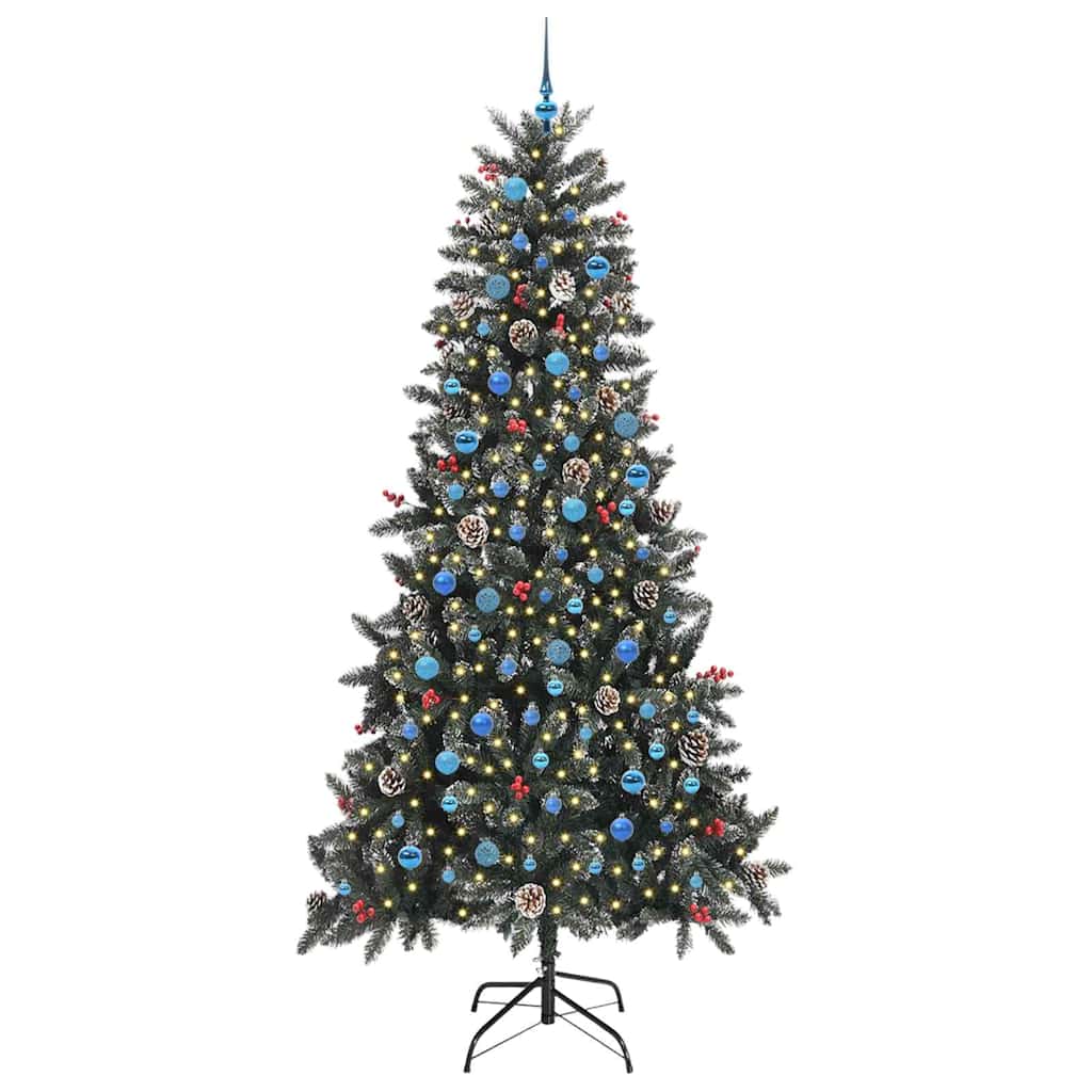 Dirbtinė Kalėdų eglutė Žalia 240 cm PVC, plastikas ir plienas