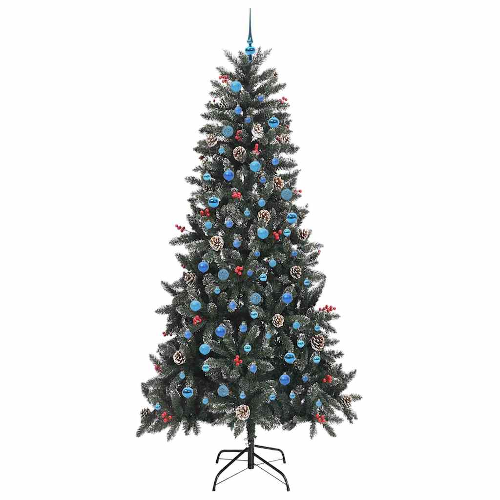 Dirbtinė Kalėdų eglutė Žalia 240 cm PVC, plastikas ir plienas