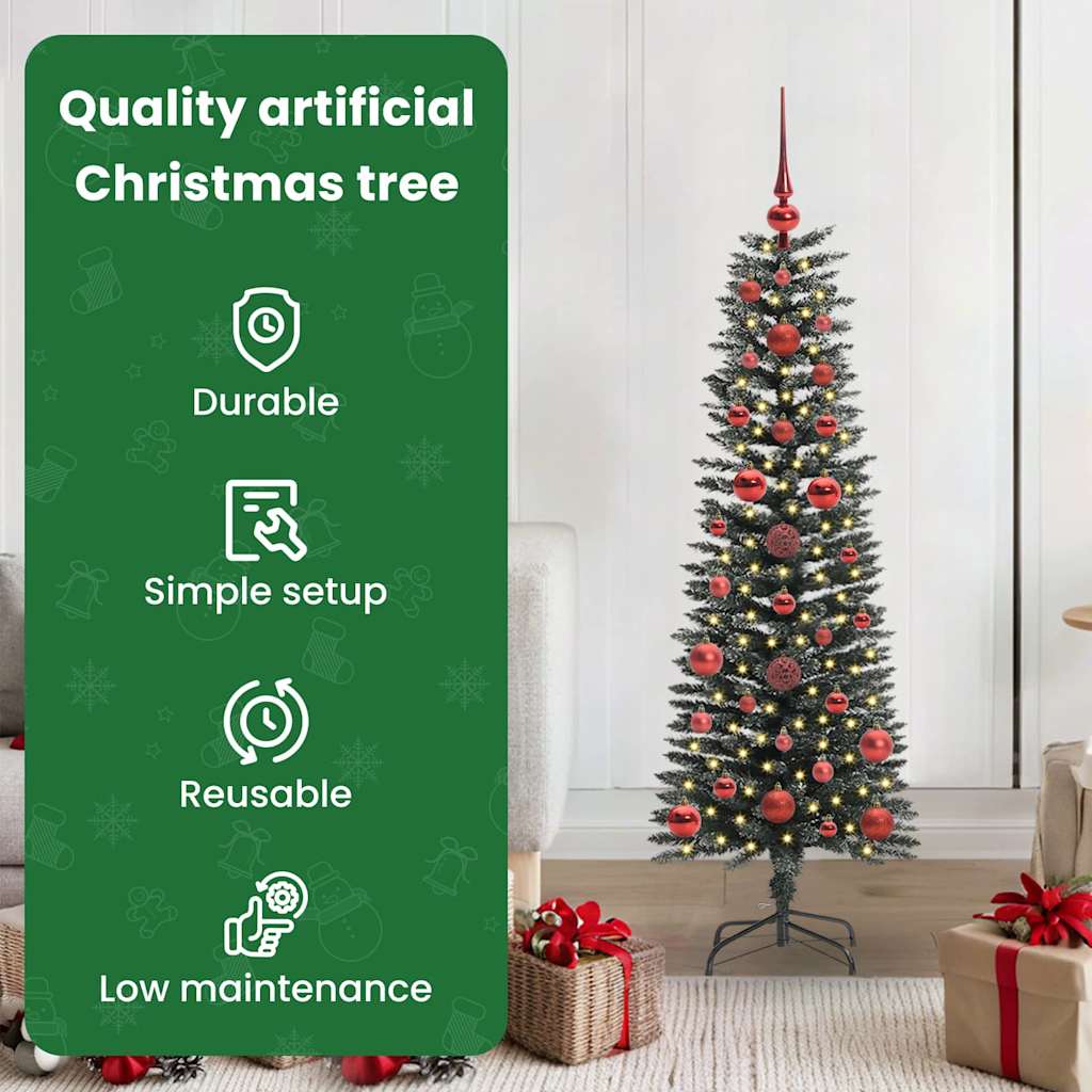 Dirbtinė Kalėdų eglutė PINE AK, su 150 LED Žalia 40.5 x 40.5 x 120 cm.