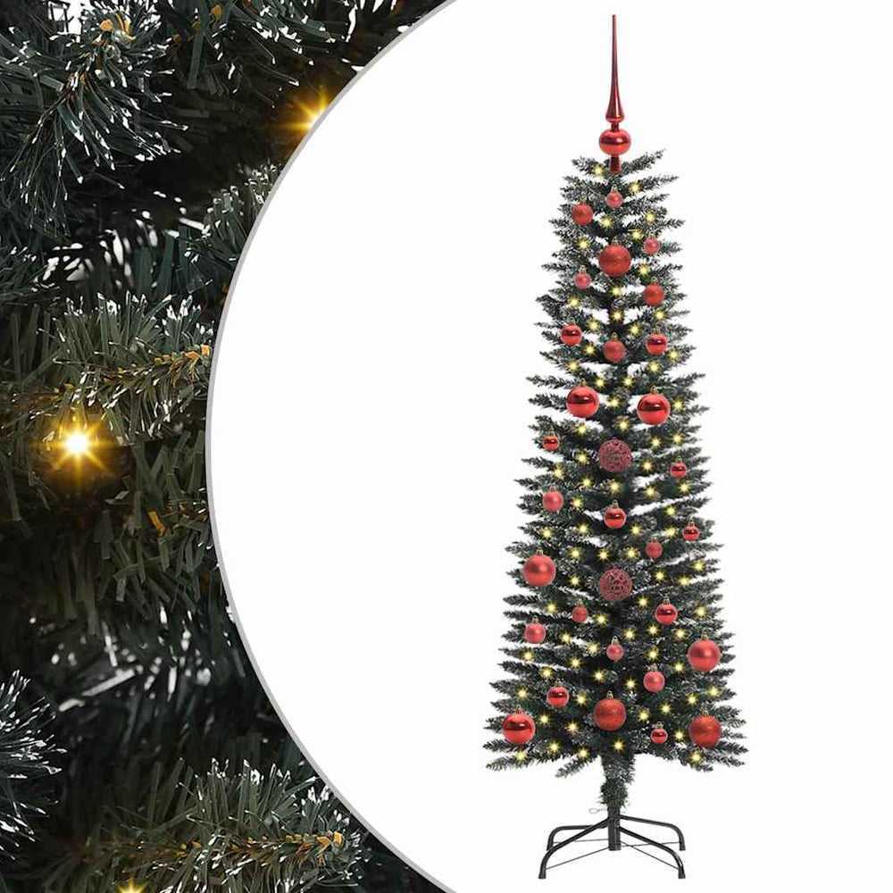 Mākslīgā Ziemassvētku egle PINE AK ar 150 LED, zaļa 40.5 x 40.5 x 120 cm.
