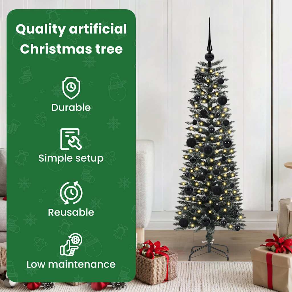 Dirbtinė Kalėdų eglutė PINE AK, su 150 LED Žalia 40.5 x 40.5 x 120 cm.