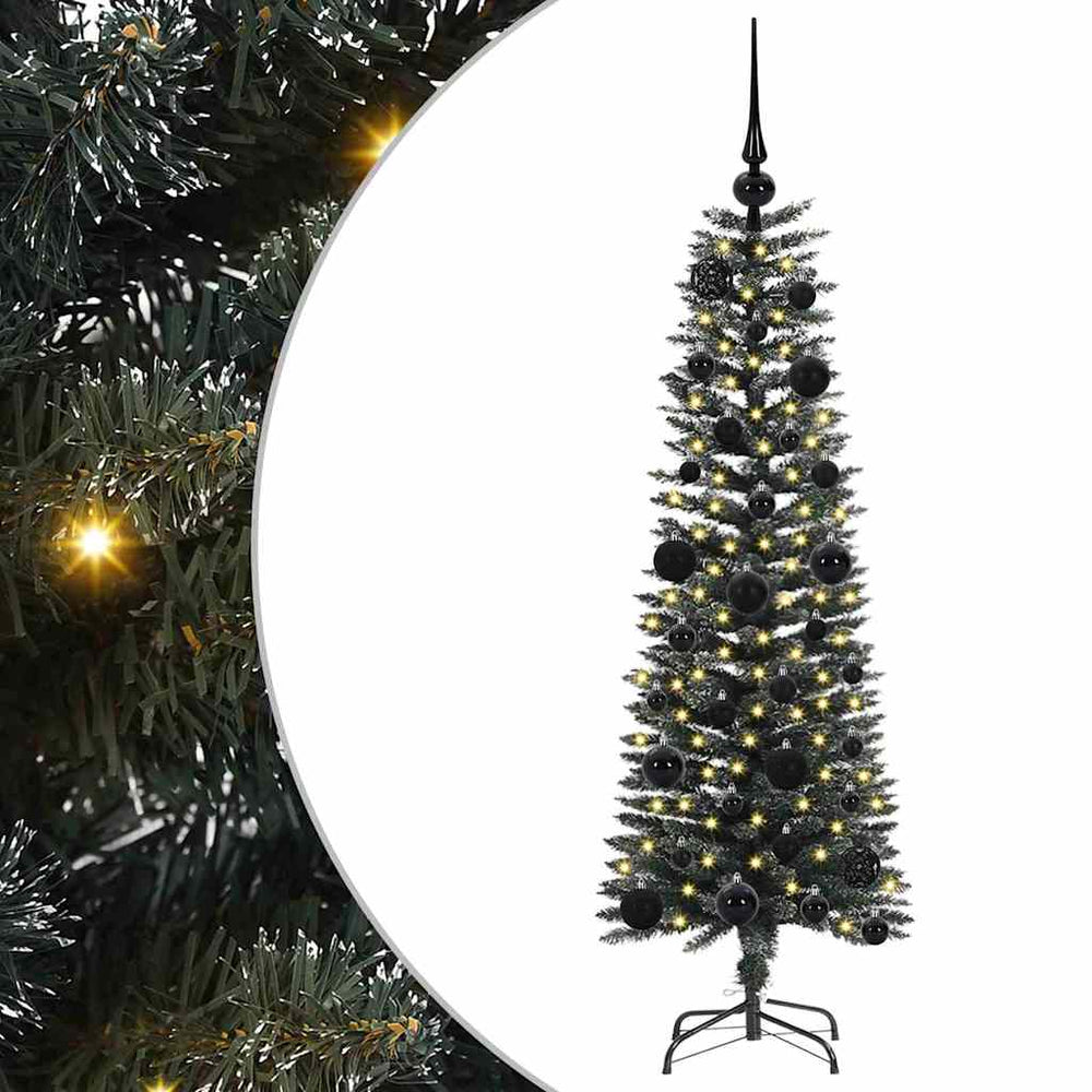 Mākslīgā Ziemassvētku egle PINE AK ar 150 LED, zaļa 40.5 x 40.5 x 120 cm.