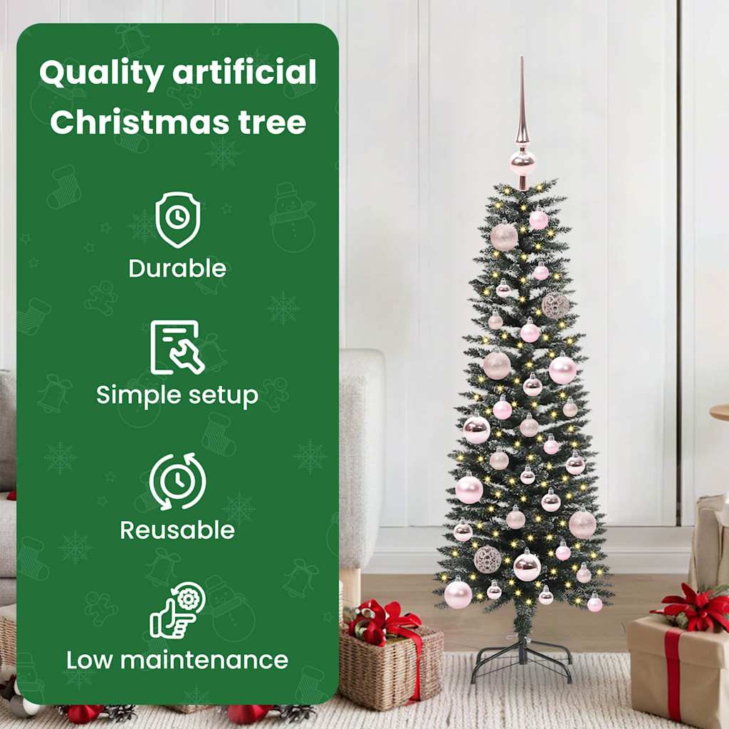 Dirbtinė Kalėdų eglutė PINE AK, su 150 LED Žalia 40.5 x 40.5 x 120 cm.