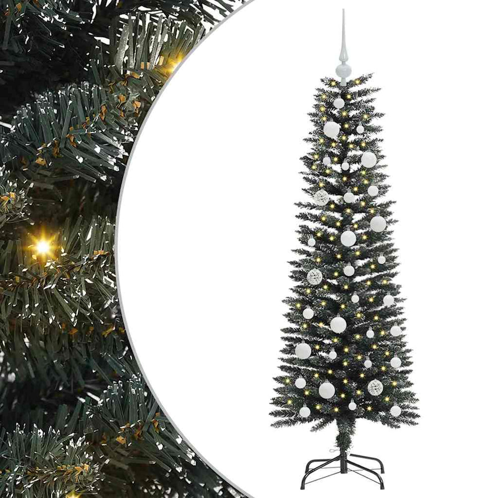 Mākslīgā Ziemassvētku egle PINE AK ar 150 LED, zaļa 40.5 x 40.5 x 120 cm.
