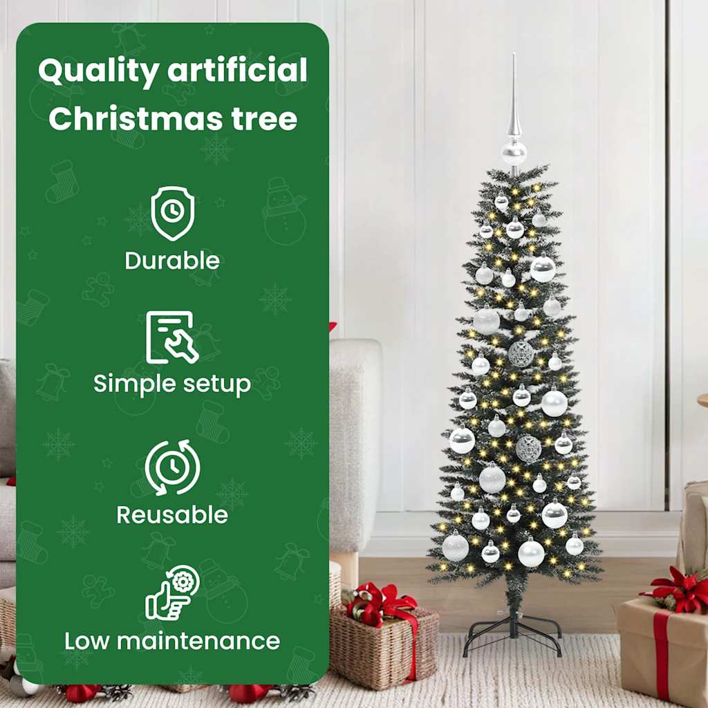 Mākslīgā Ziemassvētku eglīte zaļa 120 cm PVC, plastmasa un tērauds