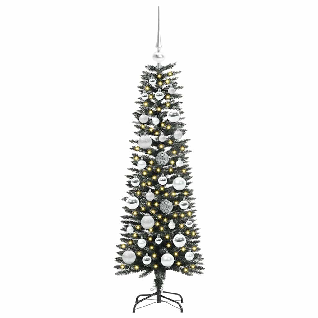 Mākslīgā Ziemassvētku eglīte zaļa 120 cm PVC, plastmasa un tērauds