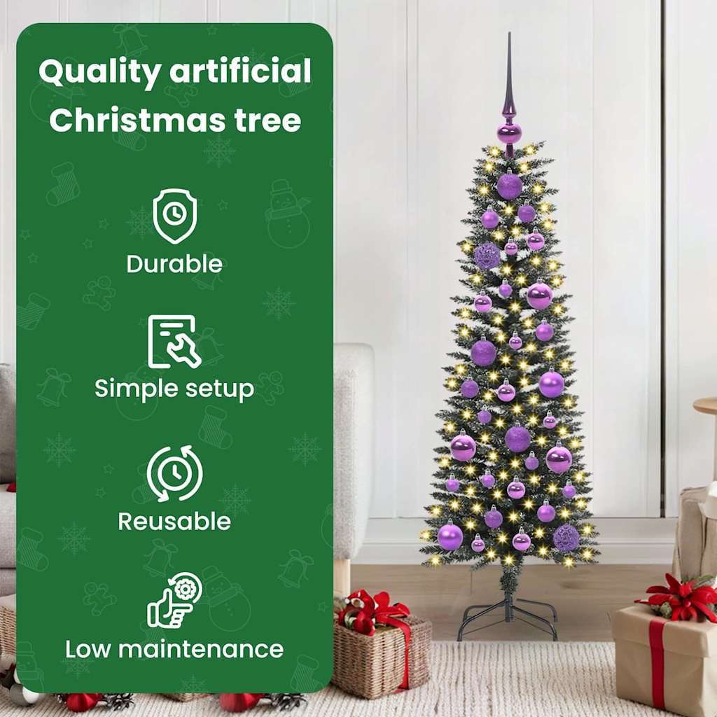 Dirbtinė Kalėdų eglutė PINE AK, su 150 LED Žalia 40.5 x 40.5 x 120 cm.