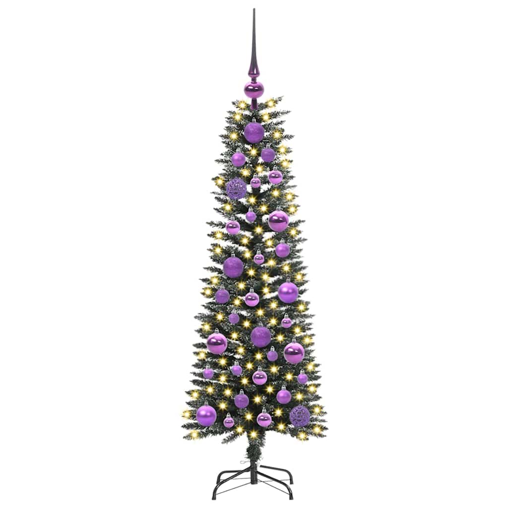 Mākslīgā egle PINE AK, ar 150 LED gaismiņām Zaļa 40.5 x 40.5 x 120 cm.
