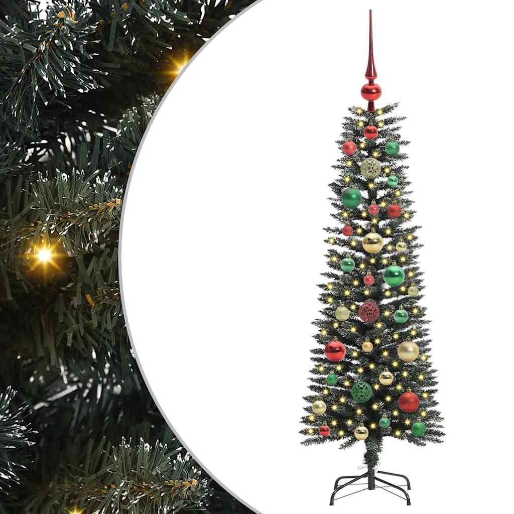 Mākslīgā Ziemassvētku eglīte zaļa 120 cm PVC, plastmasa un tērauds