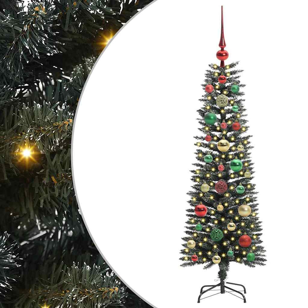 Artificial Christmas tree Green 120 cm PVC, plastic and steel