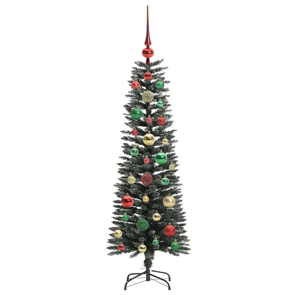 Mākslīgā Ziemassvētku eglīte zaļa 120 cm PVC, plastmasa un tērauds
