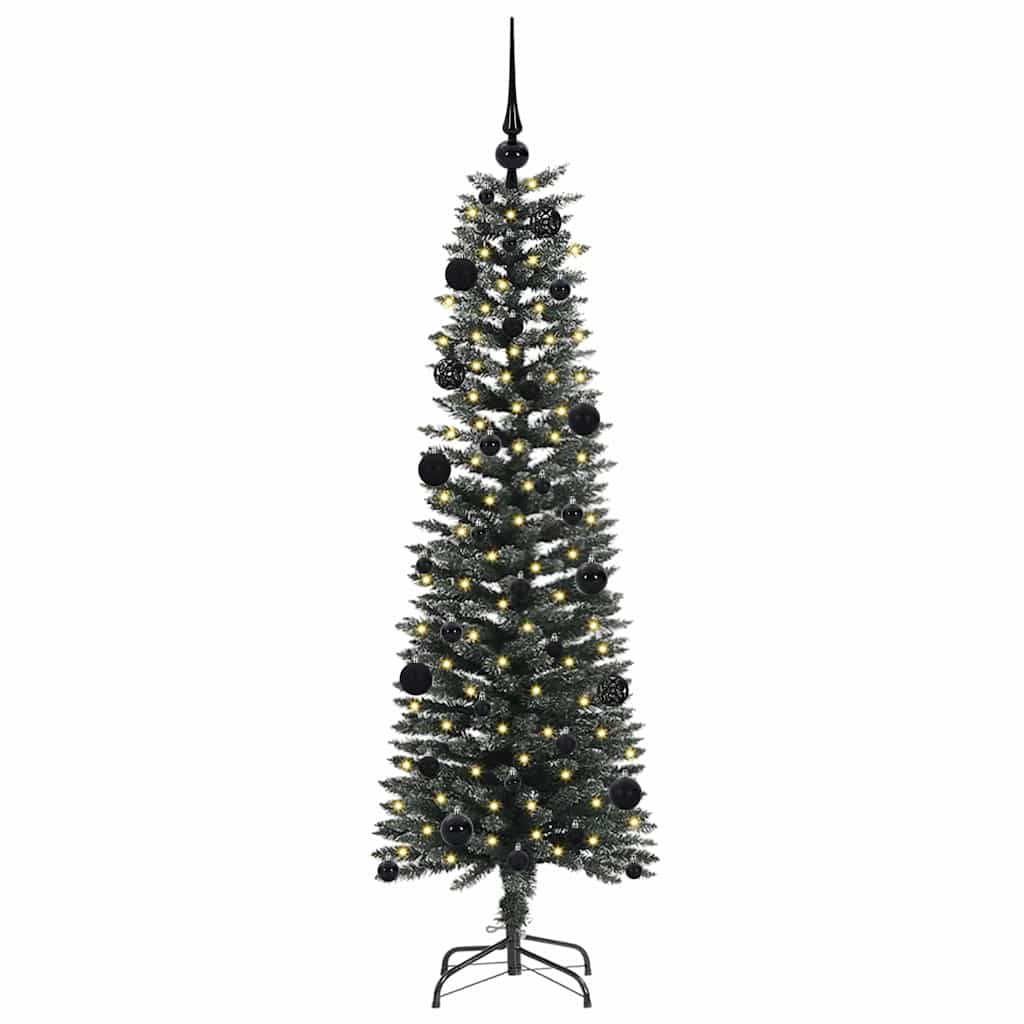 Mākslīgā Ziemassvētku eglīte MEADOW HORIZON, ar 150 LED, zaļa 43 x 43 x 150 cm.