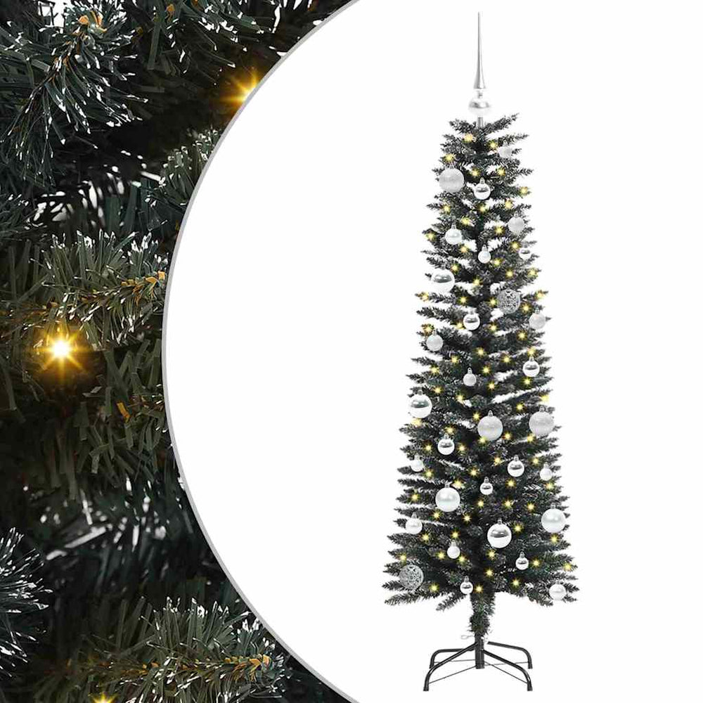 Artificial Christmas Tree Green 150 cm PVC, Plastic and Steel
