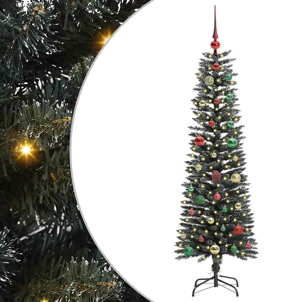 Dirbtinė Kalėdų eglutė Žalia 150 cm PVC, plastikas ir plienas