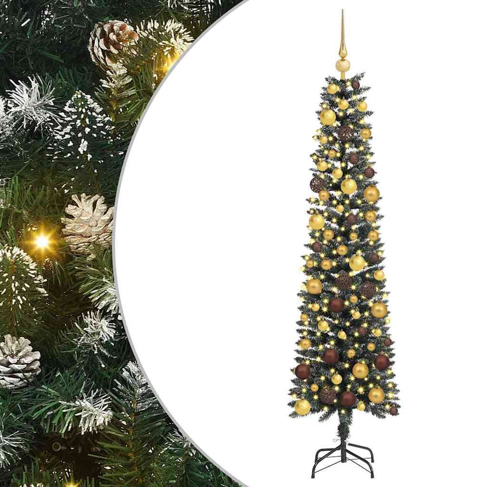 Dirbtinė Kalėdų eglutė Žalia 180 cm PVC, plastikas ir plienas