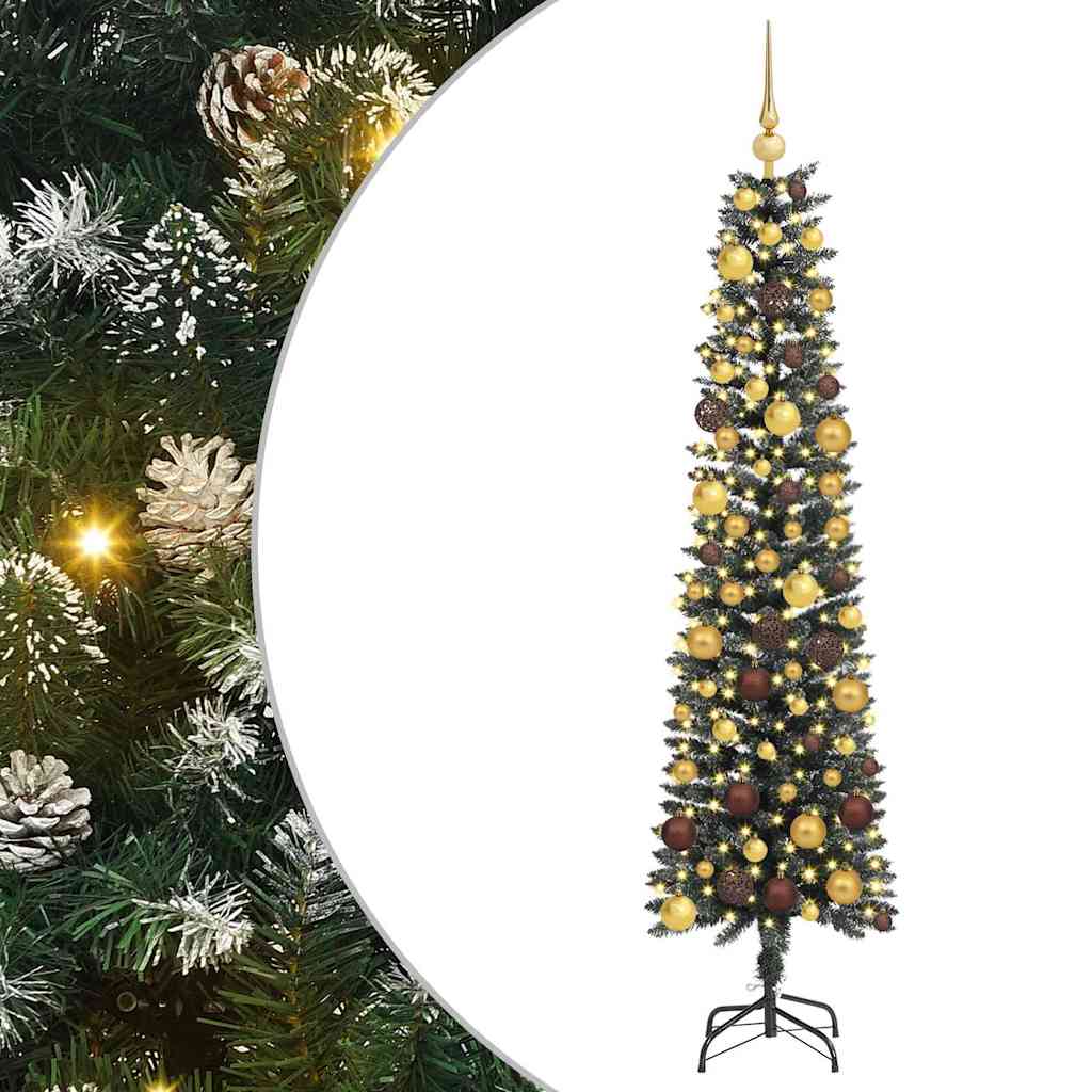 Dirbtinė Kalėdų eglutė Žalia 180 cm PVC, plastikas ir plienas