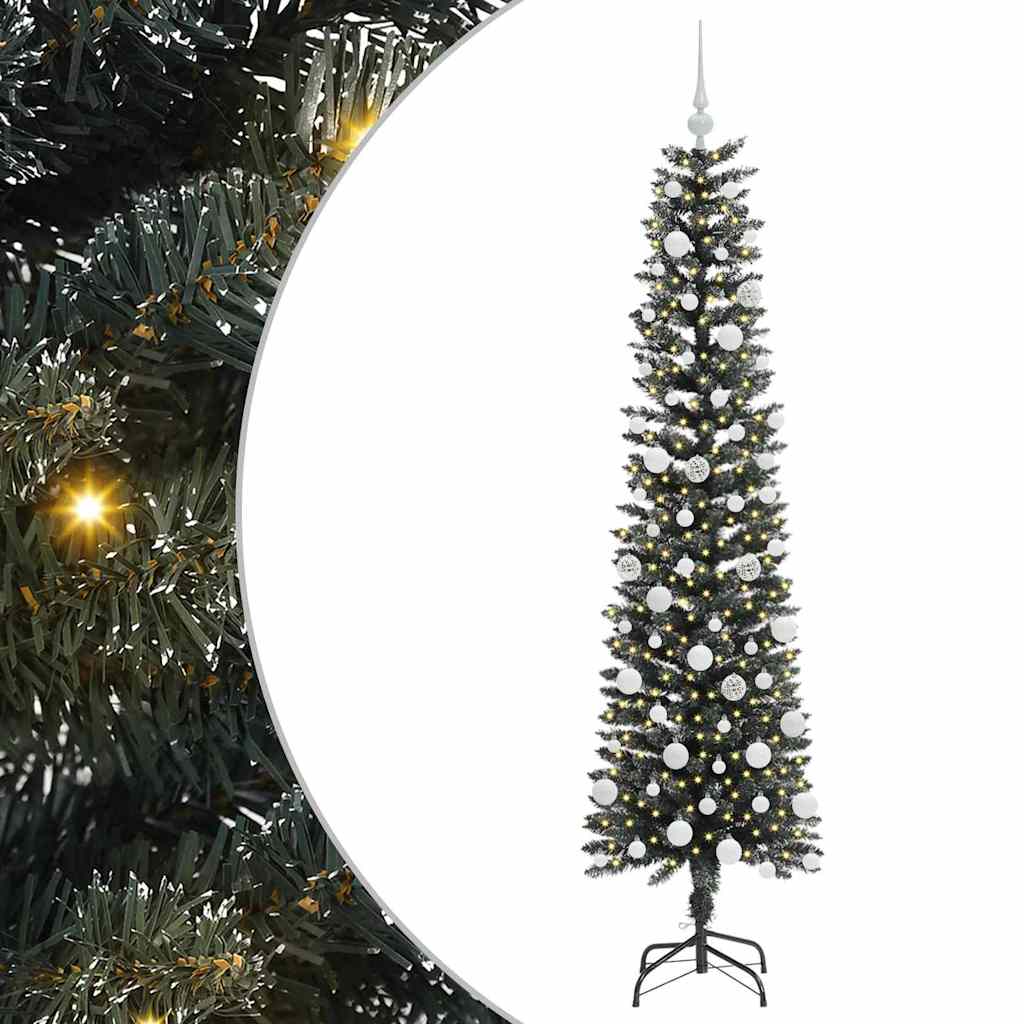 Dirbtinė Kalėdų eglutė Žalia 180 cm PVC, plastikas ir plienas