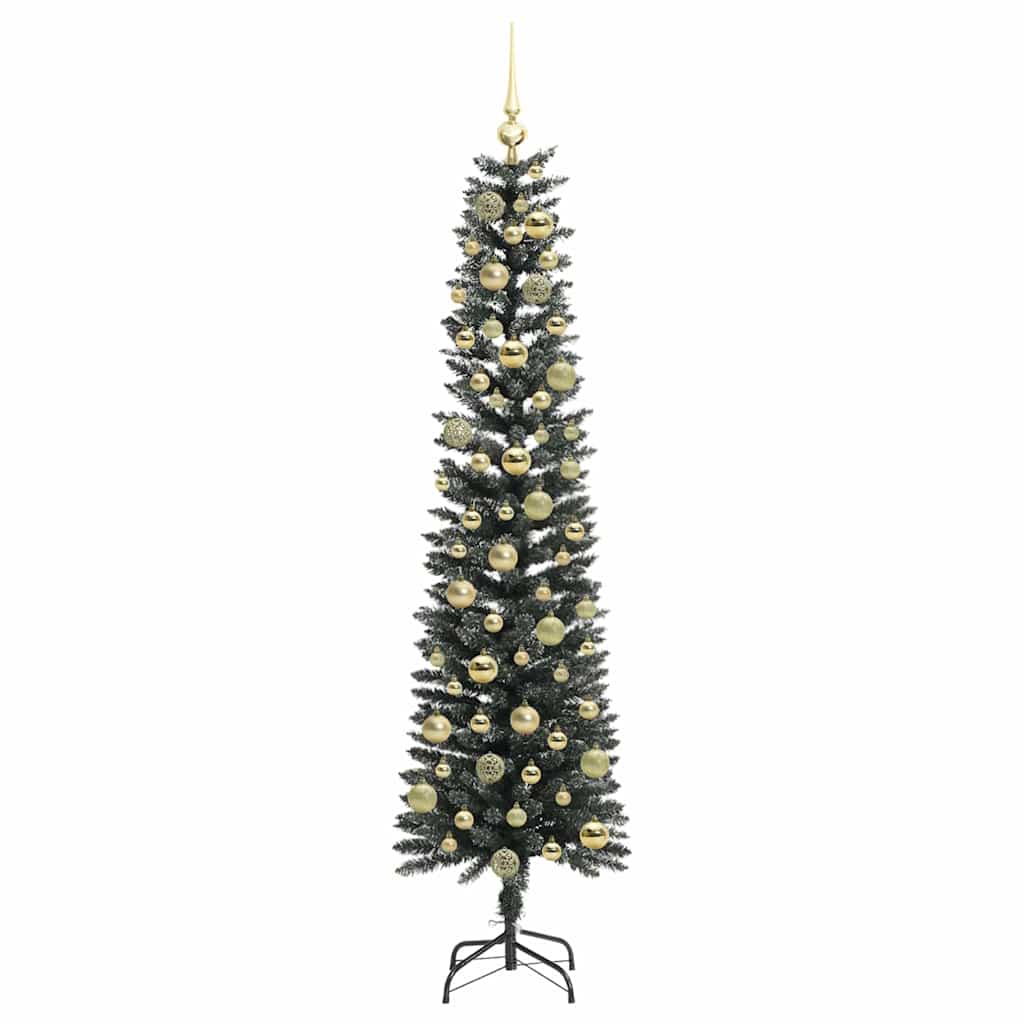 Mākslīgā Ziemassvētku eglīte zaļa 180 cm PVC, plastmasa un tērauds