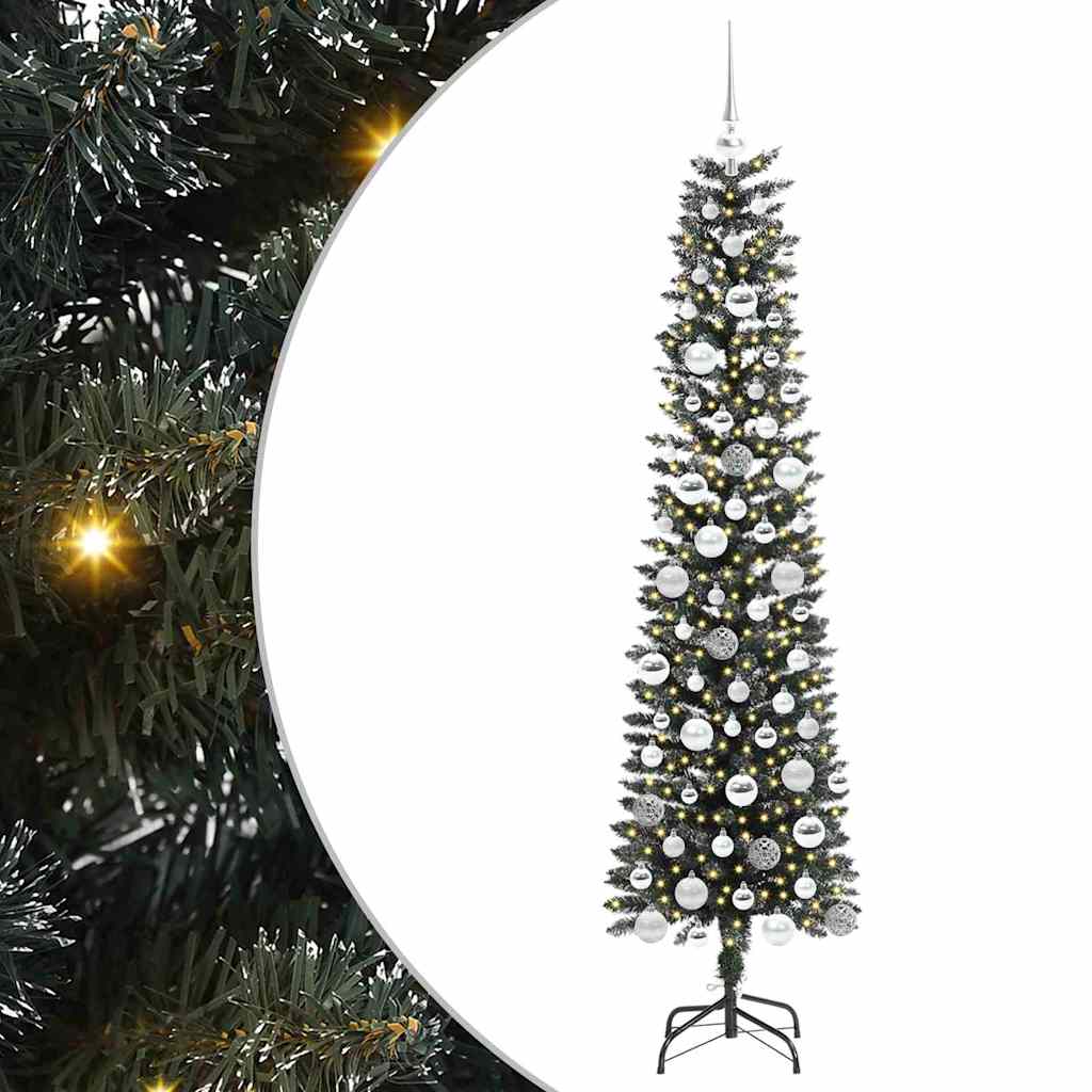 Dirbtinė Kalėdų eglutė Žalia 180 cm PVC, plastikas ir plienas