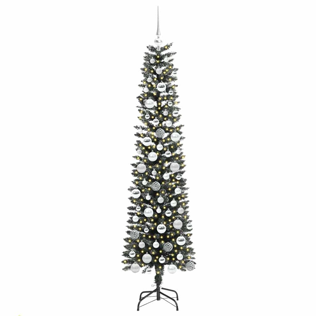 Dirbtinė Kalėdų eglutė Žalia 180 cm PVC, plastikas ir plienas