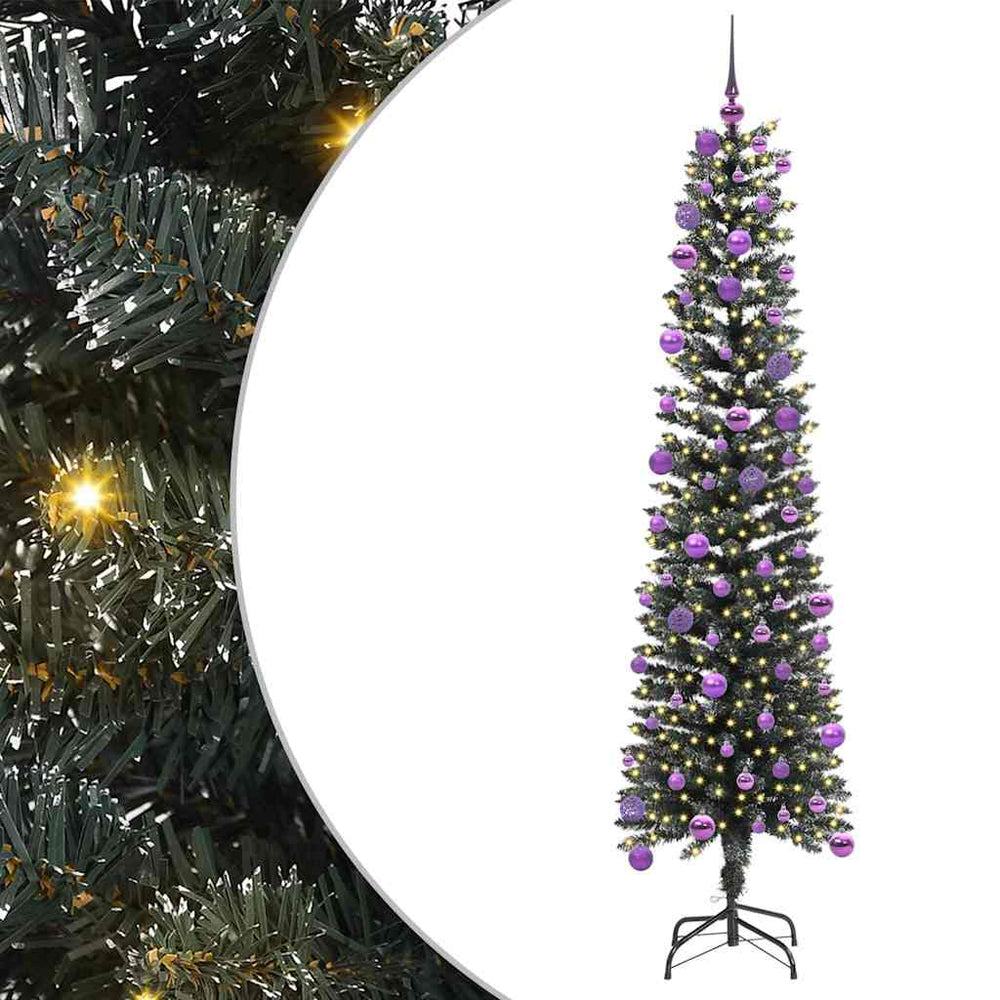 Artificial Christmas tree HORIZON, with 300 LED, Green 50.5 x 50.5 x 180 cm.