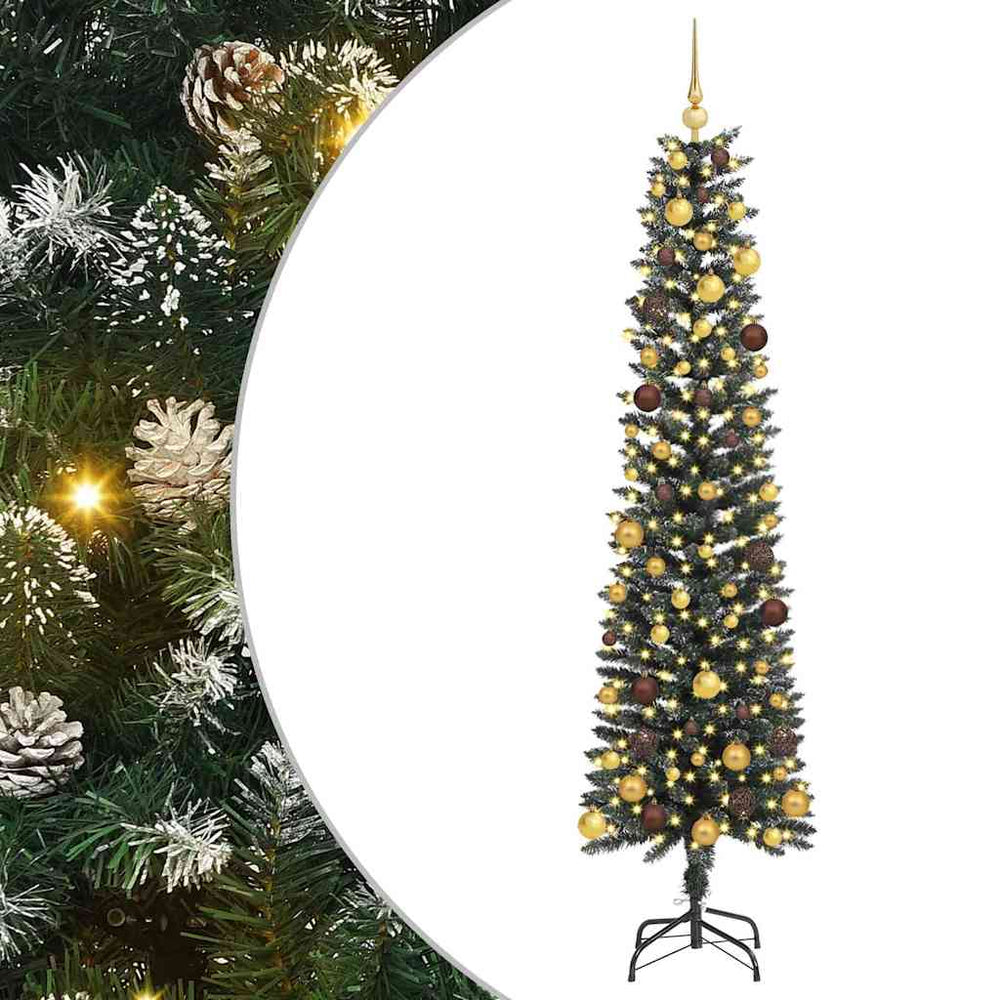 Dirbtinė Kalėdų eglutė Žalia 210 cm PVC, plastikas ir plienas